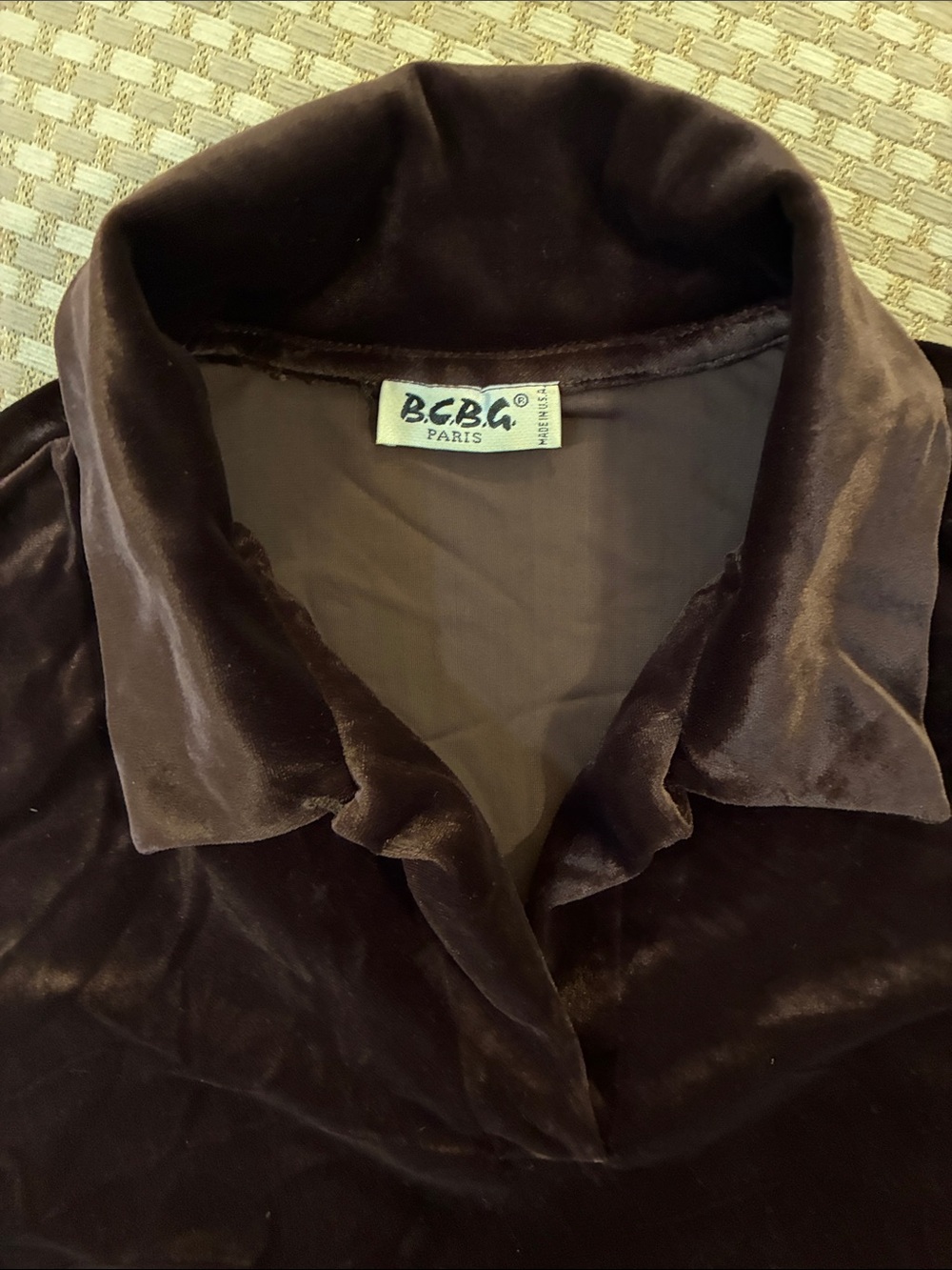 Y2K BCBG Vintage Velour beauty